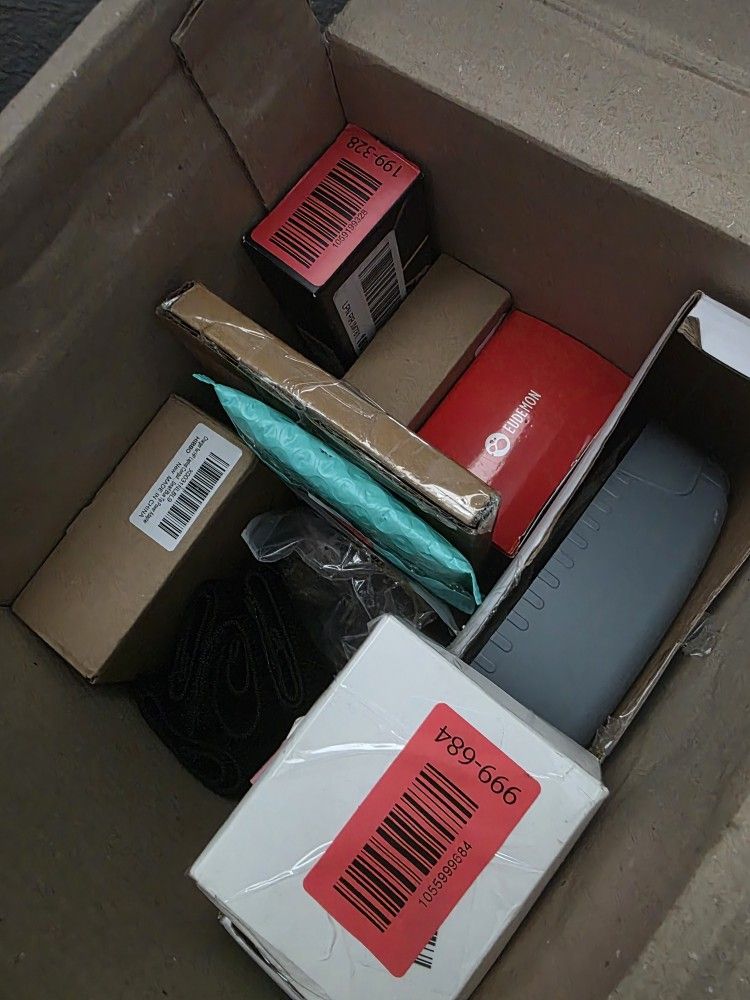 Box With Random Items Gifts Inside