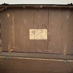 Canvas Steamer Trunk 