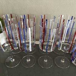 Handblown Glass Wine & Water Set