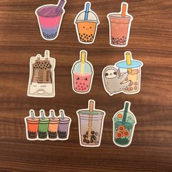 Boba Tea Stickers 