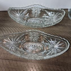 Vintage Anchor Hocking Star Of David Bowls