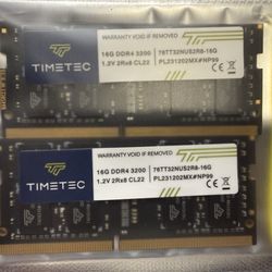 32GB (16GB x2) DDR4 3200 and 2666 sodimm multiple kits READ