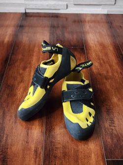 La Sportiva Tarantula Rock Climbing Shoes Yellow Black EU 34 Kids 3Y