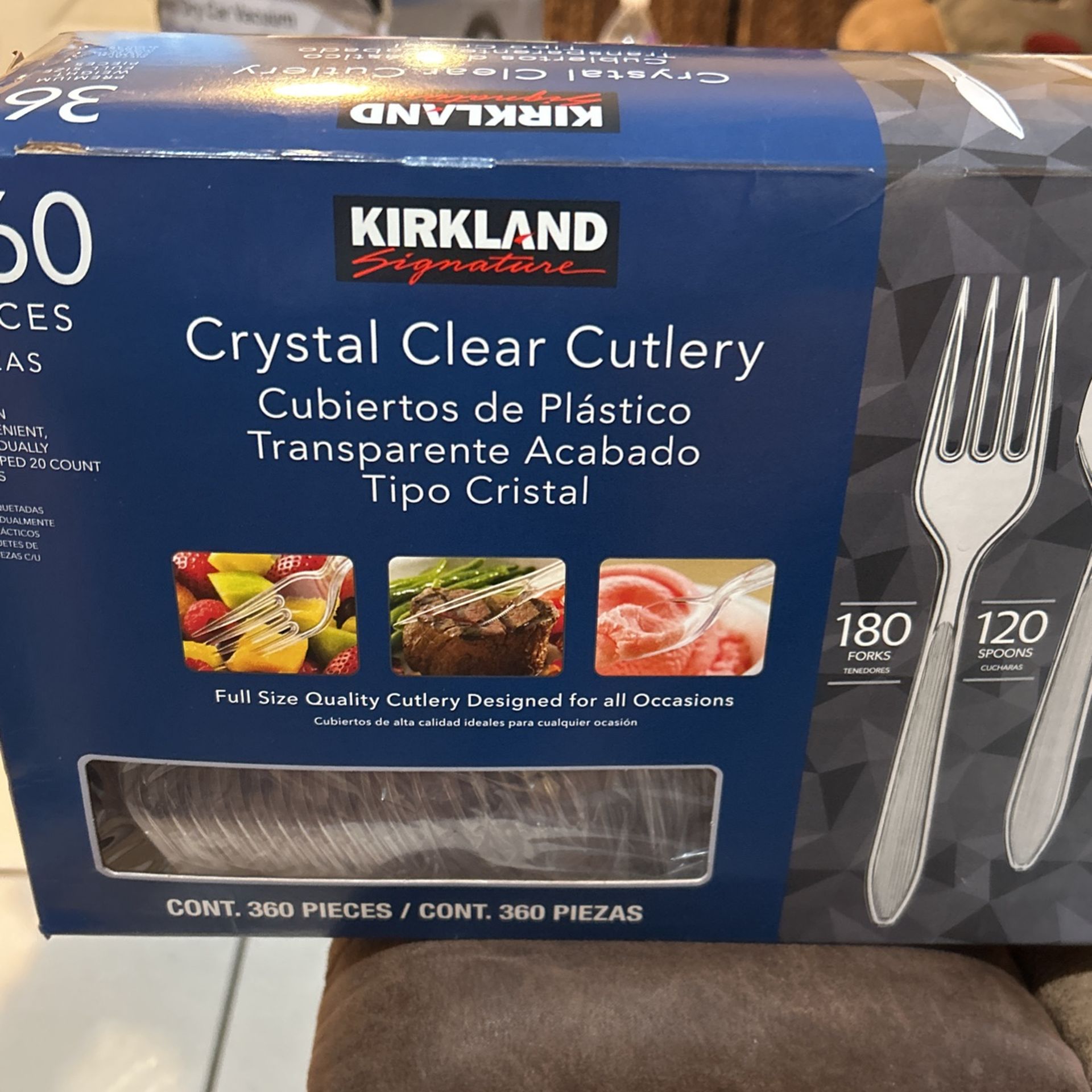 costco crystal clear cutlery