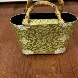Posh Vintage Green Handbag