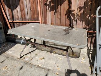 Glass patio table