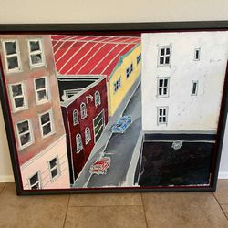 Framed Canvas Painting