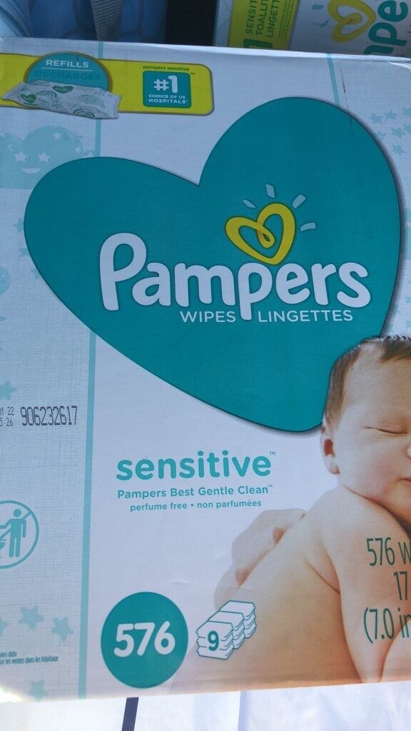 Pamper wipes Sensitive