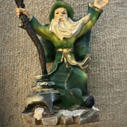 6” wizard figure, fairy garden decor