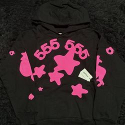 Black And Pink Spider Hoodie
