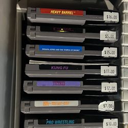 Nintendo NES Games (Prices Are In Picture)