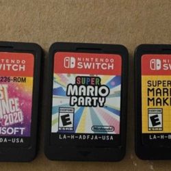 Nintendo Switch Games  /Please Read Description 