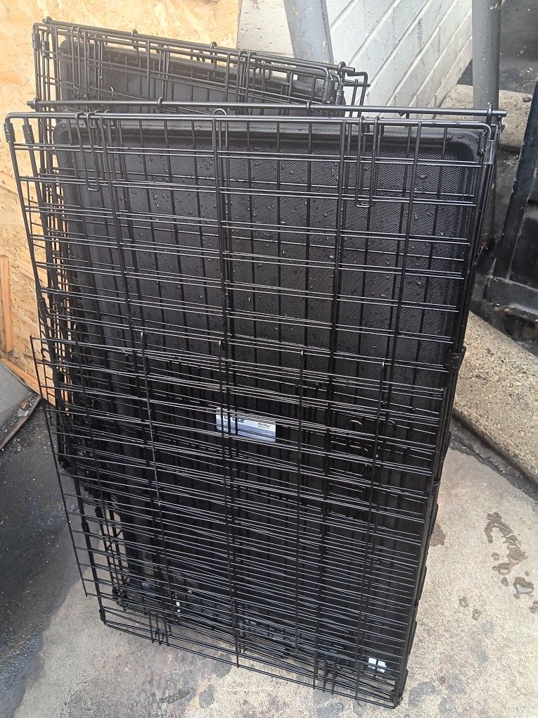 Dog Cage New Two Pieces