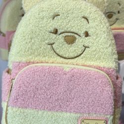 2025 Disney Parks Loungefly Winnie the Pooh Pastel Mini Backpack Mother's Day 
