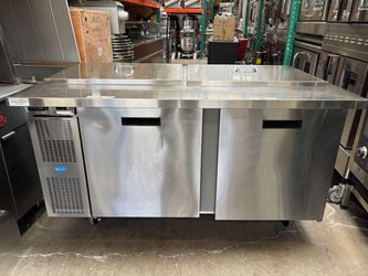 60" Mega Top Refrigerated Sandwich Topping Prep Station Randell 9040K-513 NSF Cooler #5178