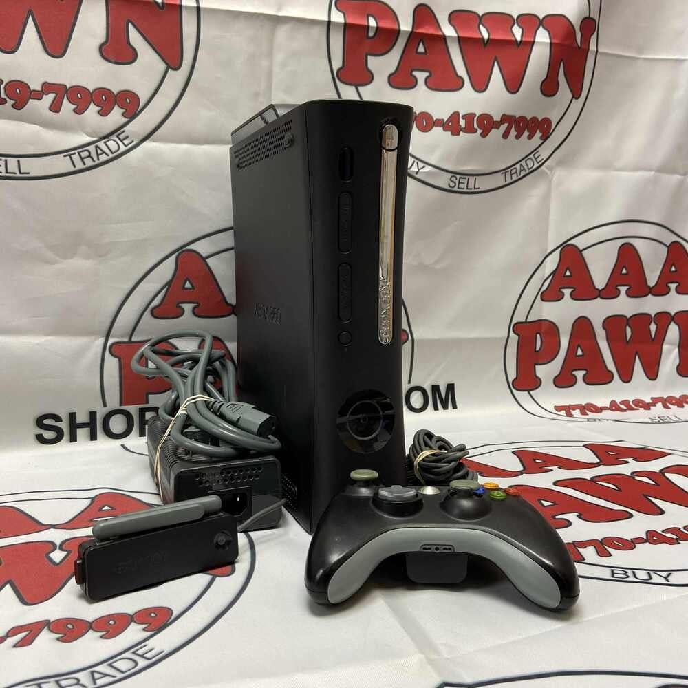 Microsoft Xbox 360 Console w/ Controller, Wi-Fi Adapter, and Cables 11055868