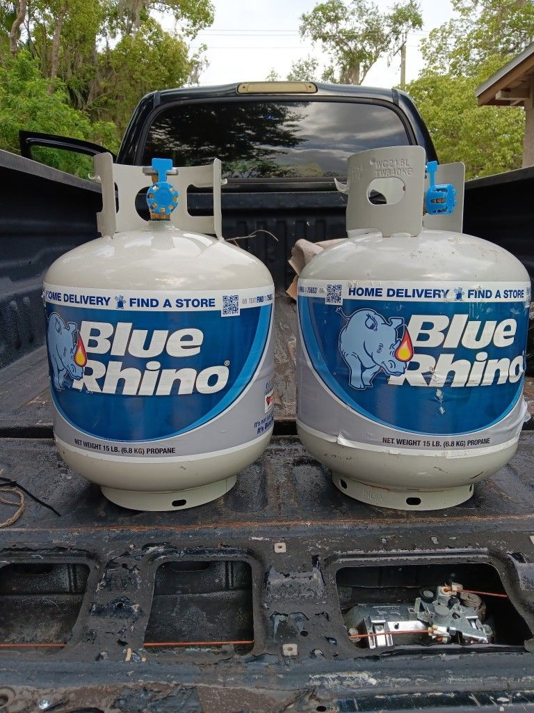 2 NEW Empty Propane Bottles $60 For Both OBO 