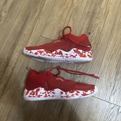 Size 14 - adidas D.O.N. Issue #3 Paint Smudge - Team Power Red