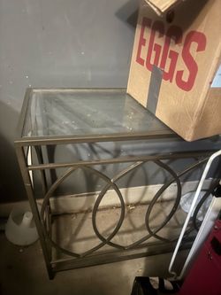 Entry way table. Sofa table