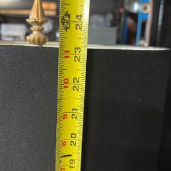 A set of nightstand lamps