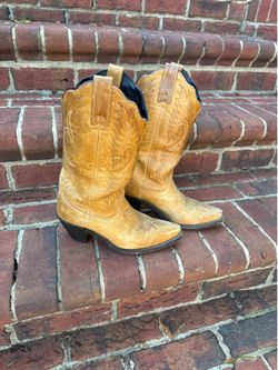 Woman’s Leather Cowboy Boots
