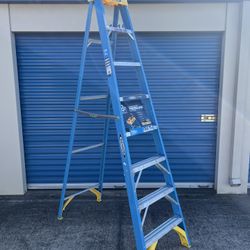 Werner 8 ft. Blue Step Ladder