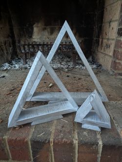 3 Piece Set, Minimalist Christmas Tree