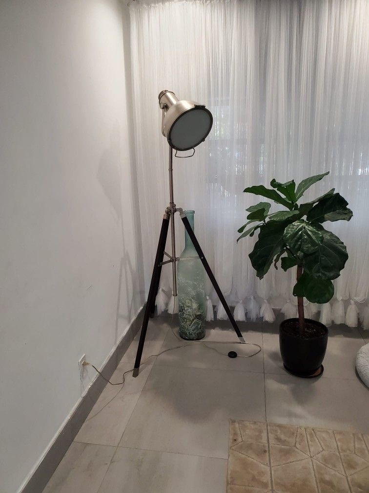 Industrial Studio Styled Floor Lamp, Modern Aesthetic Bell Shaped