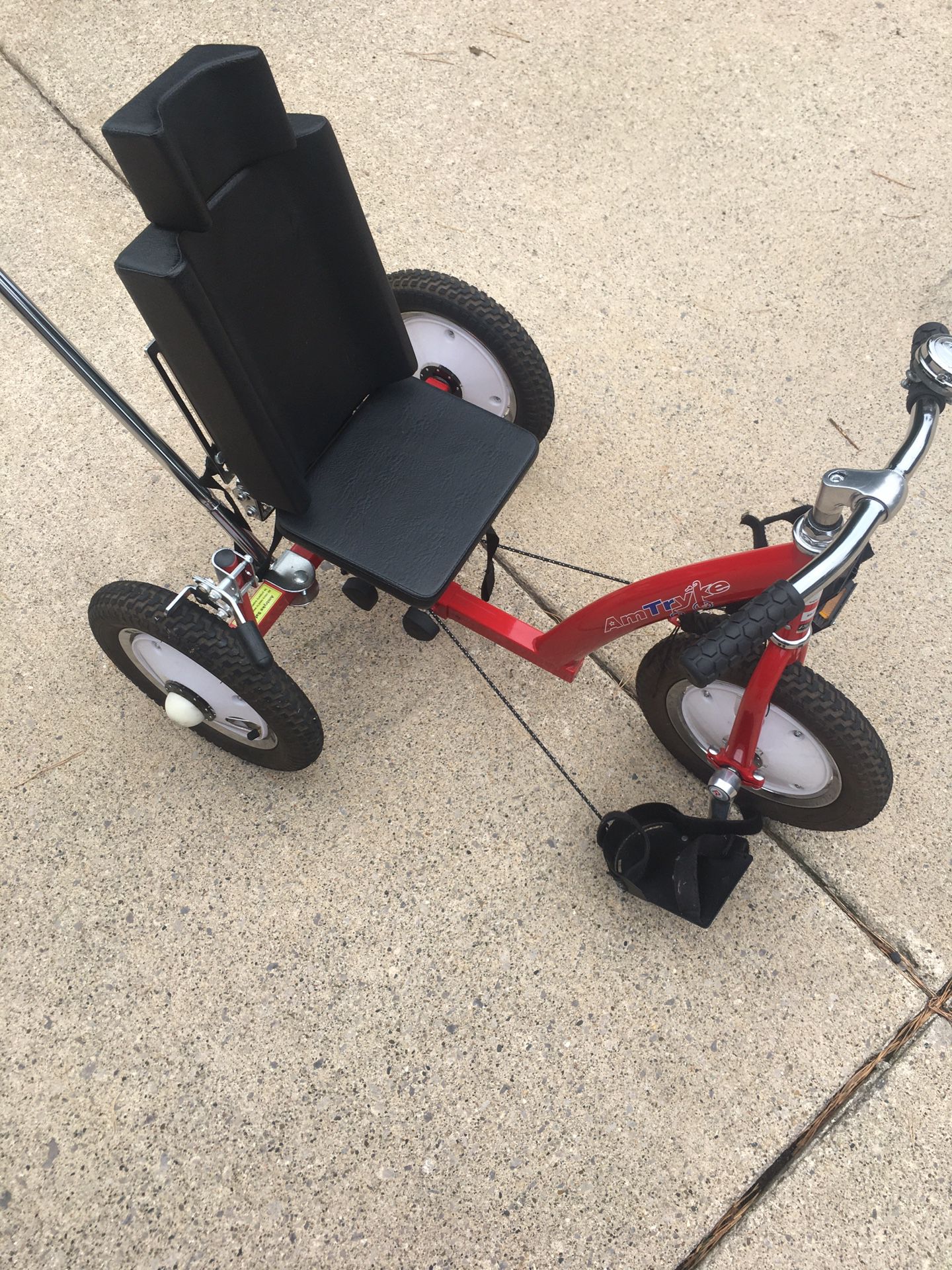 Amtryke 3 wheel bike for kids durable hardware also for special needs features