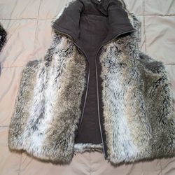 Fur  Medium And Large Vests
