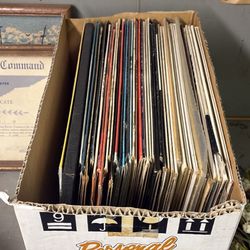 BOXES OF VINYL RECORDS