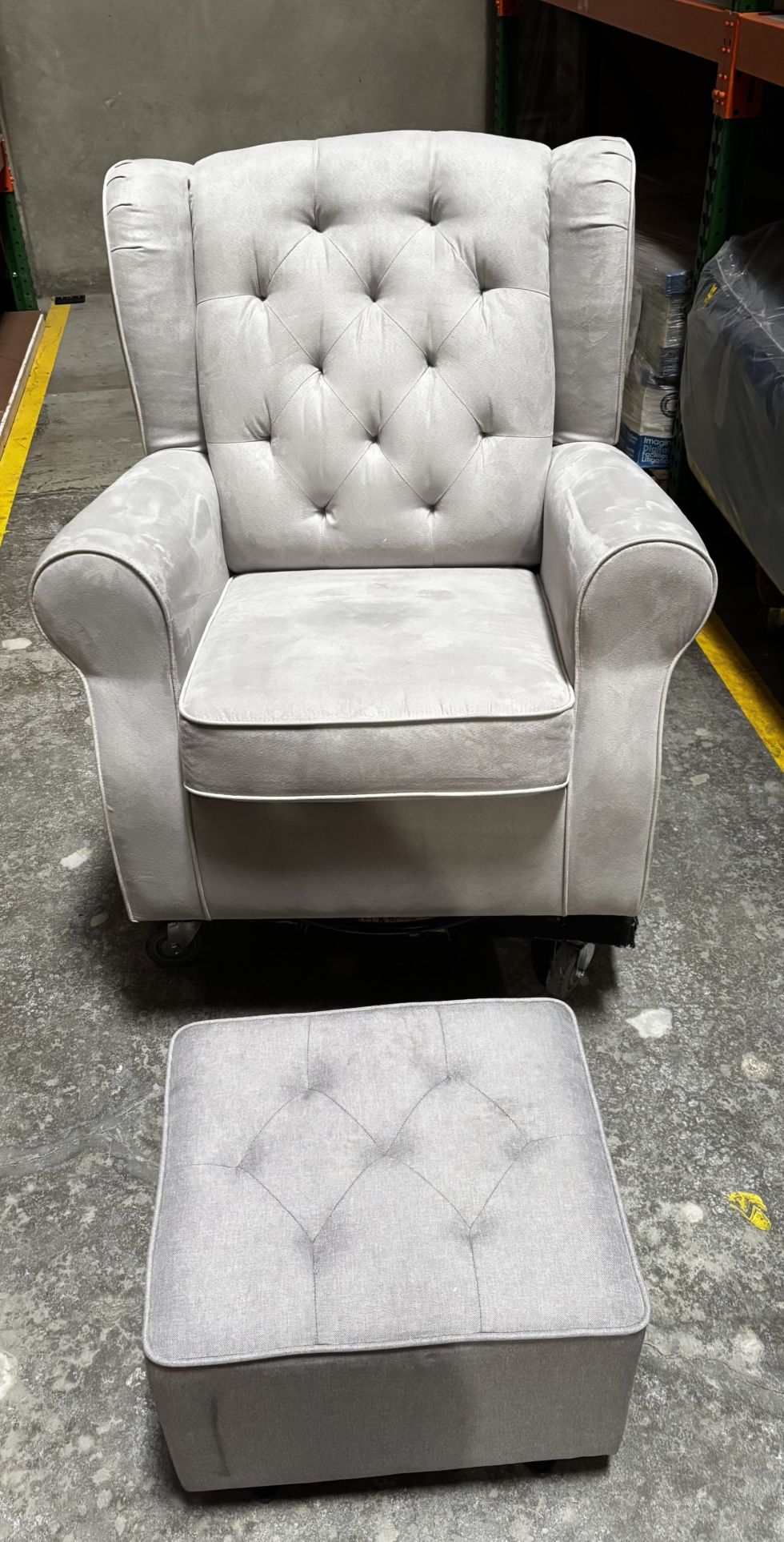 Rocking Chair With Foot Rest