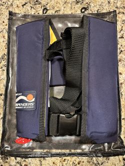 World Class Sospenders High Performance Inflatables Coast Guard Approved Life Vest/Jacket $50 Each