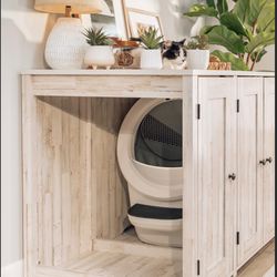 Litter box cabinet
