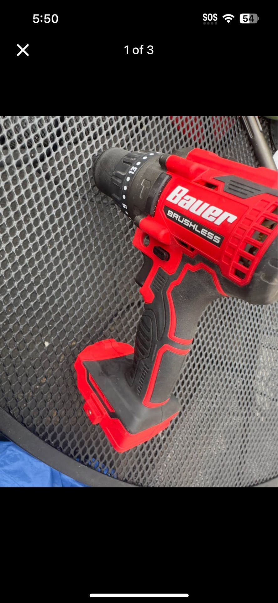 Bauer hammer drill 1/2