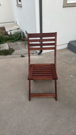 4 Wooden Folding Outdoor Chair