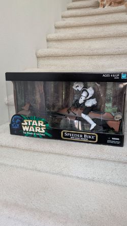 Hasbro Star Wars 12" Scout Trooper and Speeder Bike