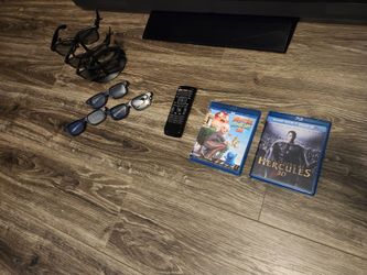 3D Vizio  47 inch TV  with Glasses
