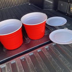 Large Red Solo Cups And Plates Vegas