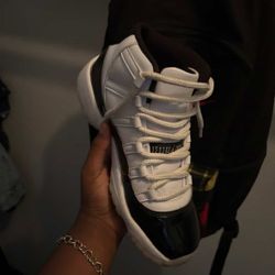 Jordan 11’s. 