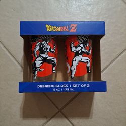 Dragon ball z glass cups