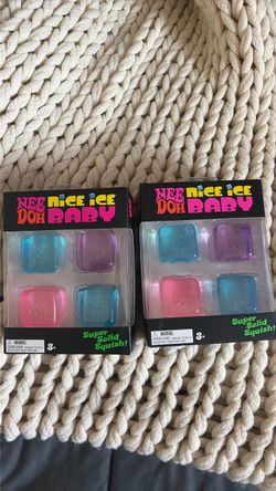 Nee Doh Nice Ice Baby Squish Toys
