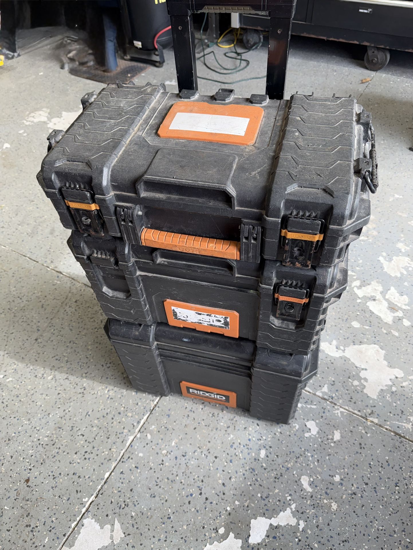Ridgid Stackable Rolling Tool Boxes