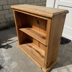 Solid Wood Rustic Bookshelf / Entryway Console – Real Wood