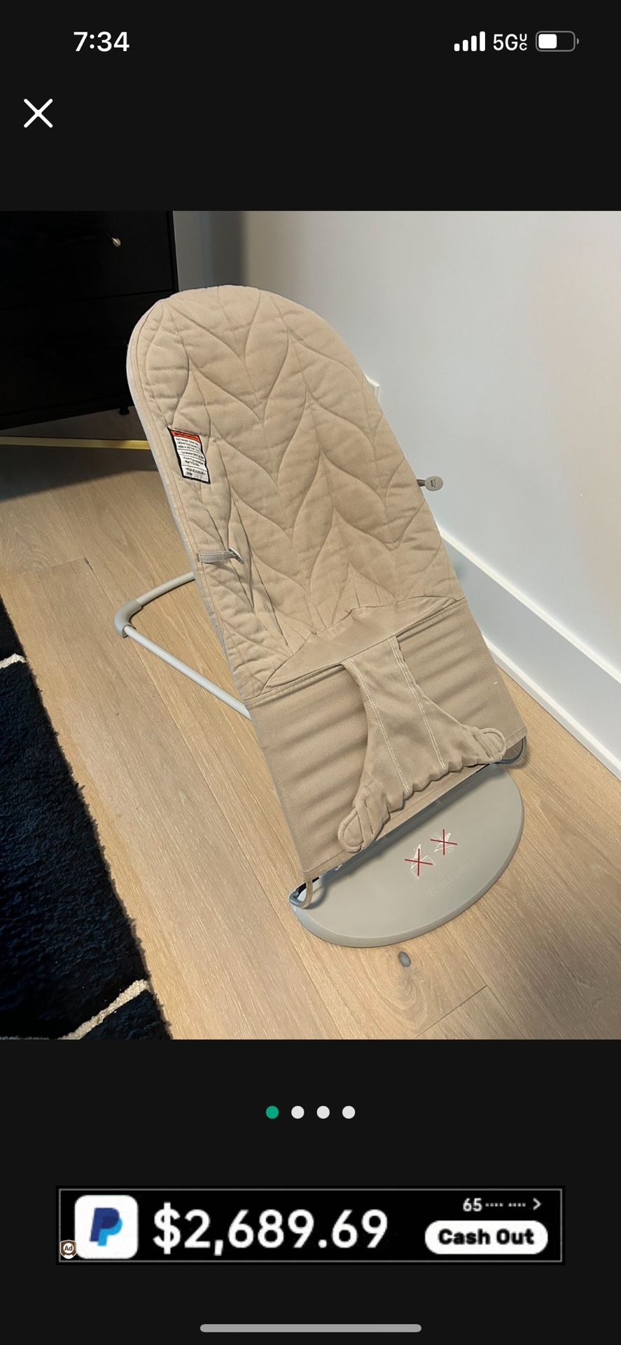 BabyBjorn Quilted Bouncer Bliss