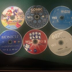 WII VIDEO GAMES NO CASES 
