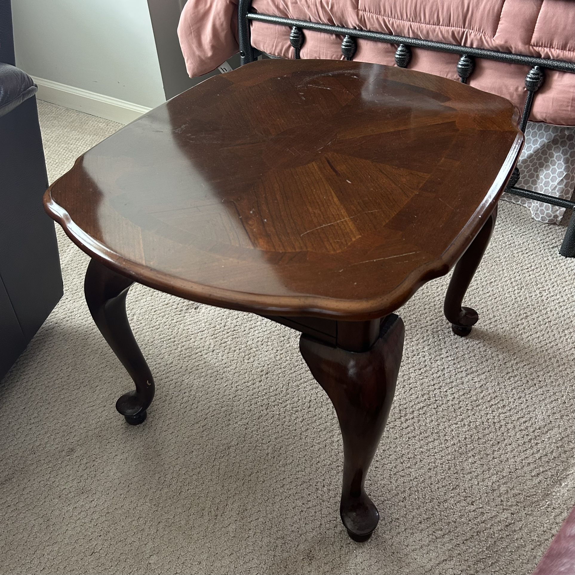 Cherry Wood Side Table