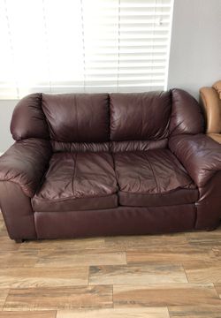 Leather couches