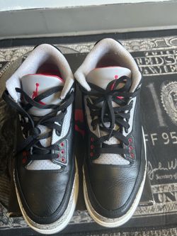 Jordan 3 black cement size 10