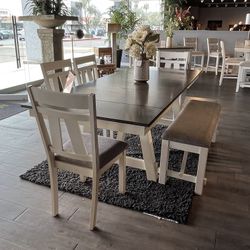 Table 4 Chairs And Bench 